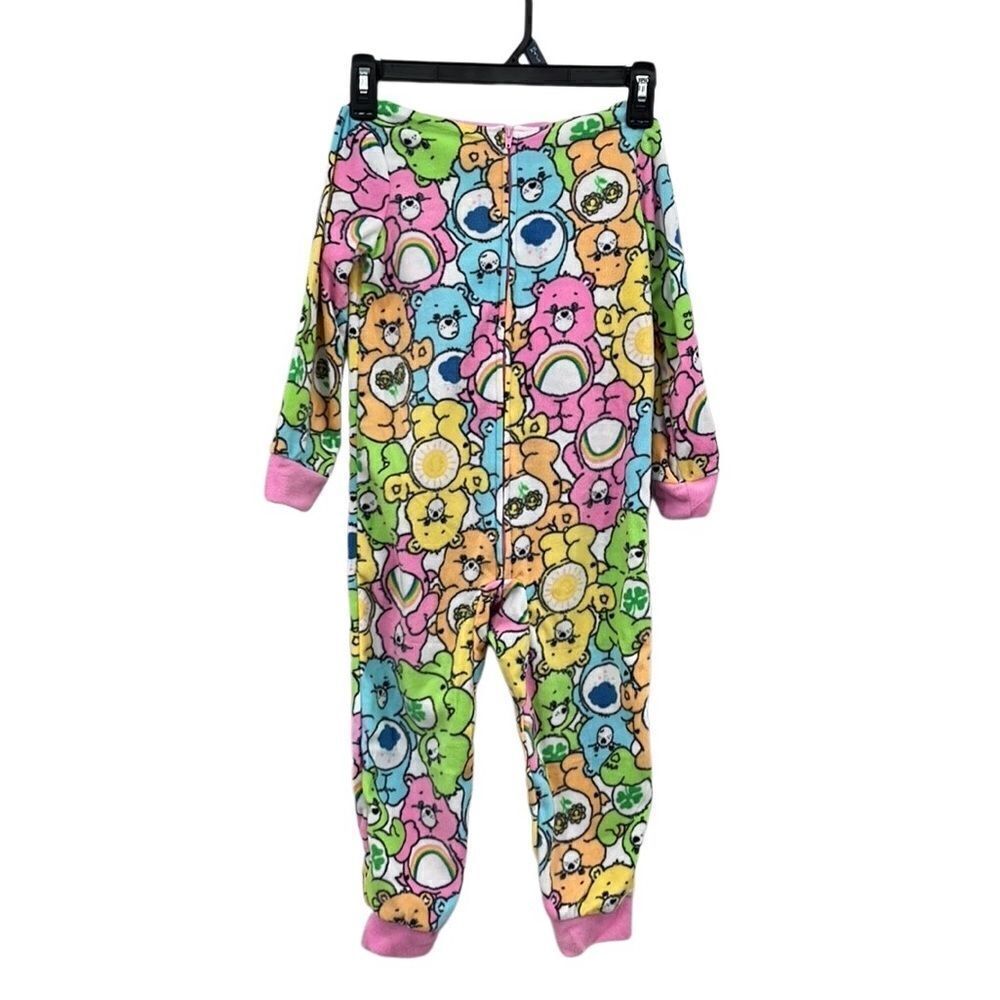 Care Bears Hooded Union Suit Pajama Lounge Cozy Soft Size XS